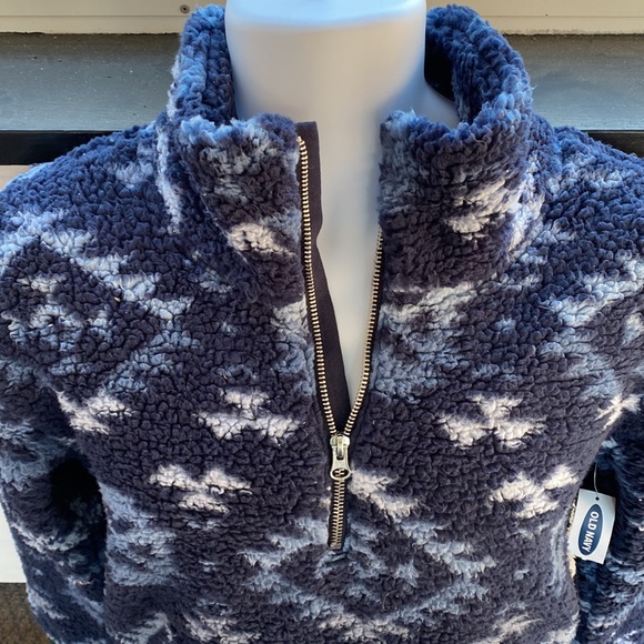 Old Navy Sherpa Pullover Size XS NWT - Picture 3 of 7